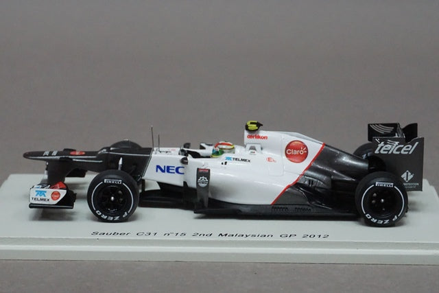 1:43 SPARK S3033 Sauber C31 Malaysian GP 2012 #15 Sergio Perez