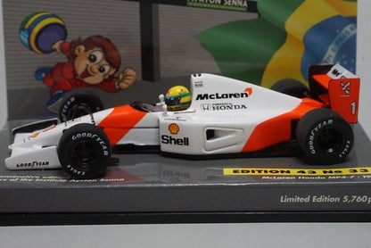 1:43 MINICHAMPS 540431504 McLaren Honda MP4-7 A.Senna 1992 #1 ASC No.33