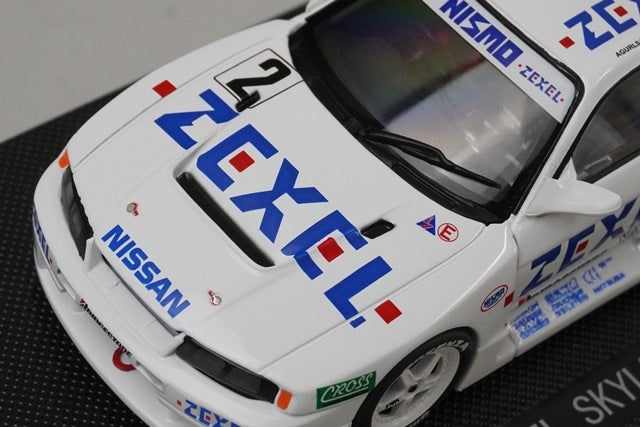 1:43 EBBRO 43978 ZEXEL Skyline R33 JGTC 1996 #2 White model car