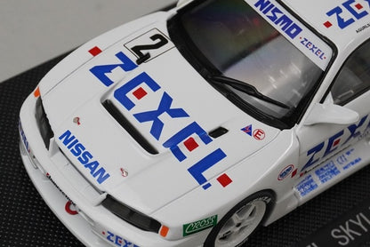 1:43 EBBRO 43978 ZEXEL Skyline R33 JGTC 1996 #2 White model car