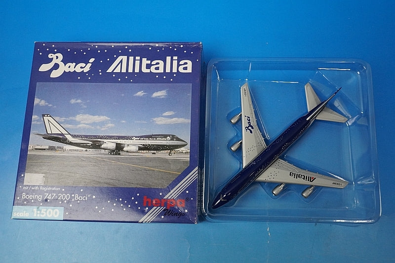 1:500 B747-200 Alitalia Baci I-DEMF 502672 Herpa