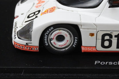 1:43 SPARK S1910 Porsche 962 Le Mans 1984 #61 model car