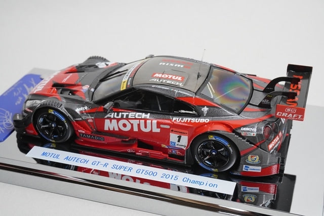 1:43 EBBRO 45350 MOTUL AUTECH GT-R SUPER GT500 2015 Champion Car #1 model car