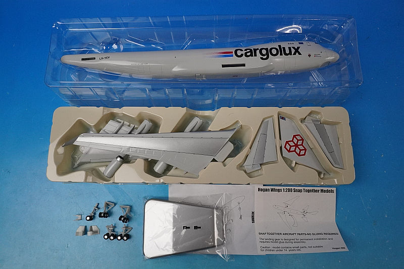 1:200 B747-400F Cargolux LX-YCV 4418 Hogan airplane model – Boost