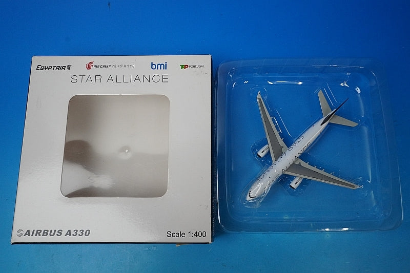 1:400 A330-200 EgyptAir Star Alliance SU-GCK JC4234 JC Wings airplane model