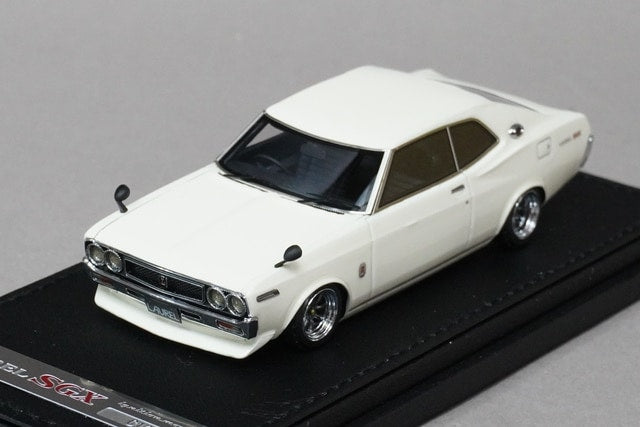 1:43 ignition model IG0138 Nissan Laurel 2000SGX (C130) White Watanabe Wheels