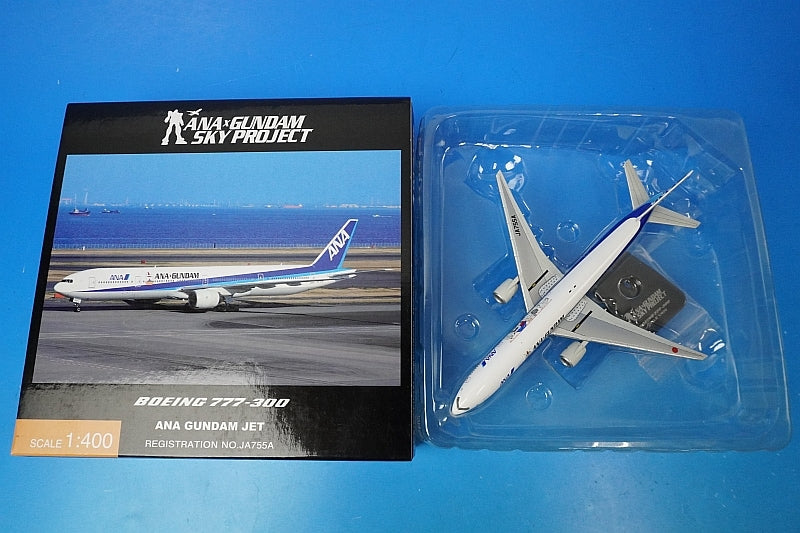 1:400 777-300 ANA Gundam Jet JA755A NH40053 ANA airplane model