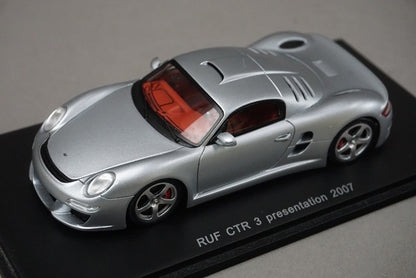 1:43 SPARK S0714 RUF CTR 3 Presentation 2007 Silver model car