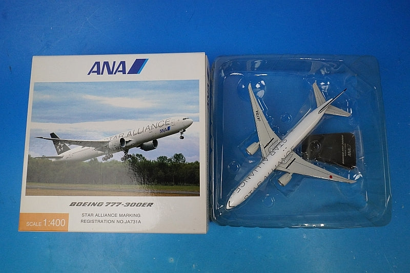 1:400 B777-300ER ANA Star Alliance JA731A NH40051 ANA airplane model