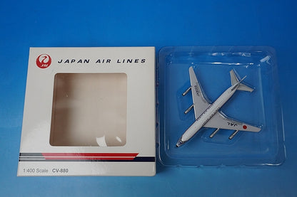 1:400 Convair CV-880 JAL Old Tsurumaru Paint Kikyo JA8028 Aero Classics airplane model