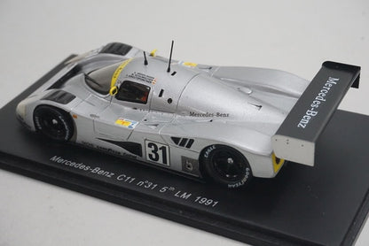 1:43 Spark S1251 Mercedes-Benz C11 Le Mans 5th 1991 #31 model car