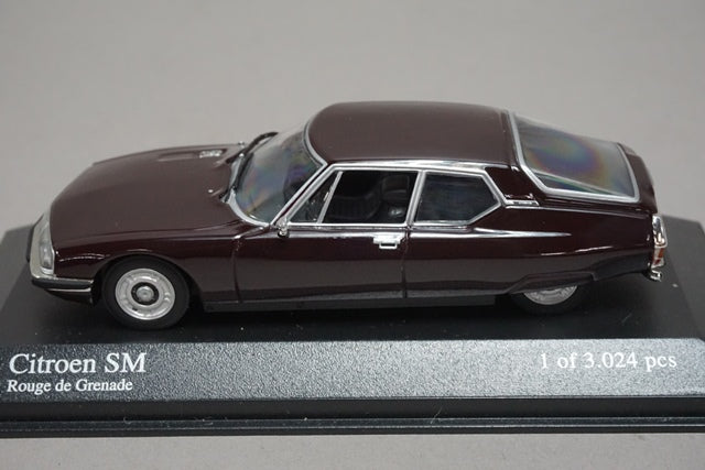 1:43 MINICHAMPS 400111024 Citroen SM 1970 Dark Red