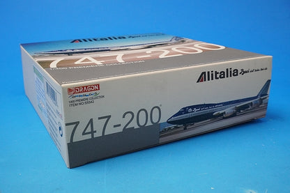1:400 B747-200 Alitalia Baci I-DEMF 55542 Dragon airplane model