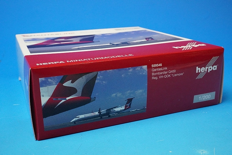 1:200 Bombardier DHC8-400 Qantaslink VH-QOK 559546 Herpa