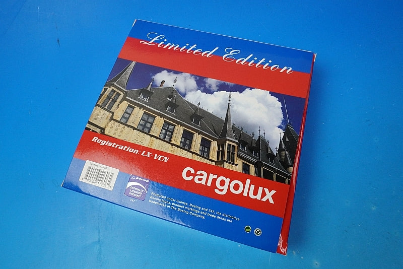 1:400 B747-8F Cargolux 50 years LX-VCN 11606 Phoenix airplane model