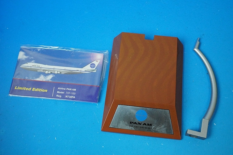 1:200 B747-100 PANAM N738PA IF7410715P INFLIGHT airplane model