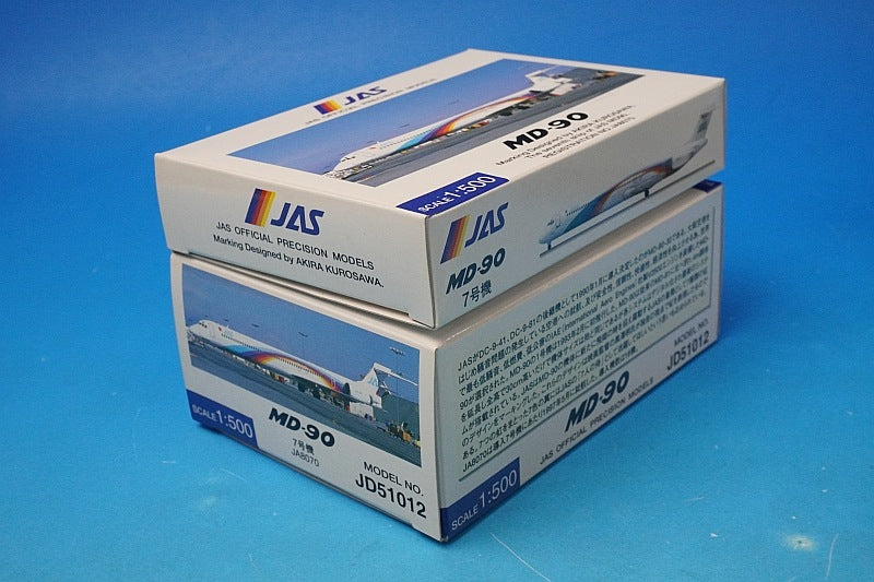 1:500 MD-90 JAS Japan Air System Akira Kurosawa Unit 7 JA8070 JD51012 JALUX