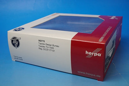 1:400 Tu-144S Tupolev Design Bureau CCCP-77101 562775 Herpa airplane model