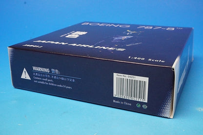 1:400 B787-8 JAL Spirit of Victory JA841J 04251 Phoenix airplane model