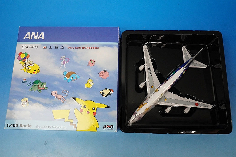 1:400 B747-400 ANA Pokemon Jet International JA8962 2004-030 Big Bird airplane model