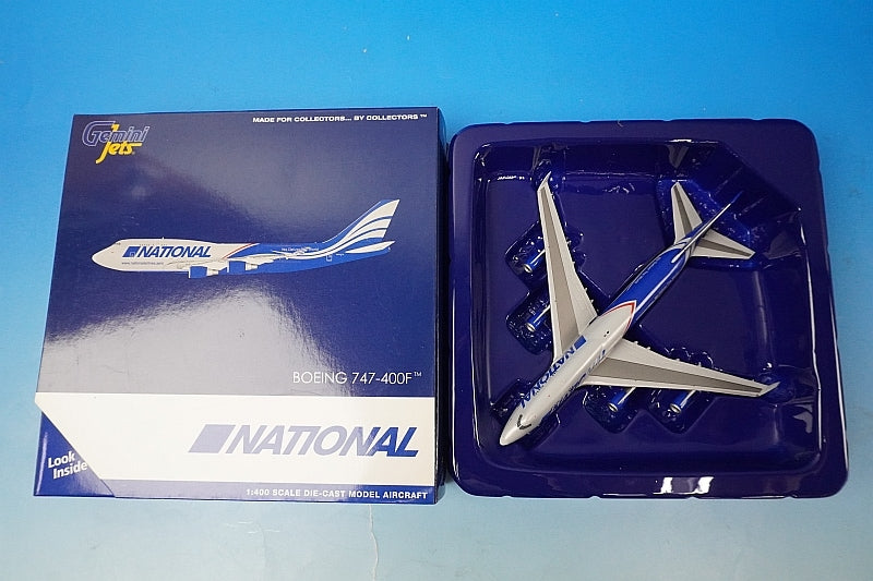 1:400 B747-400 National Air N952CA GJNCR2016 Gemini airplane model