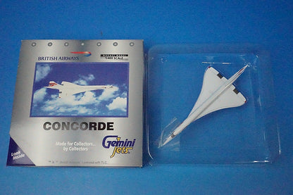 1:400 Concord British G-BOAC GJBAW025 Gemini airplane model