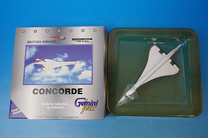 1:400 Concord British G-BOAC GJBAW025 Gemini airplane model