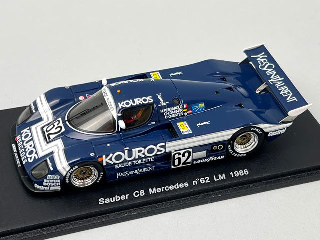 1:43 SPARK S1258 Sauber C8 Mercedes Le Mans 1986 #62