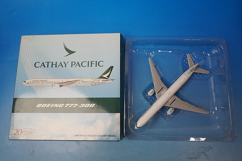1:400 B777-300 Cathay Pacific 20th Anniversary of Hong Kong SAR B-HNK 4129 JC Wings airplane model