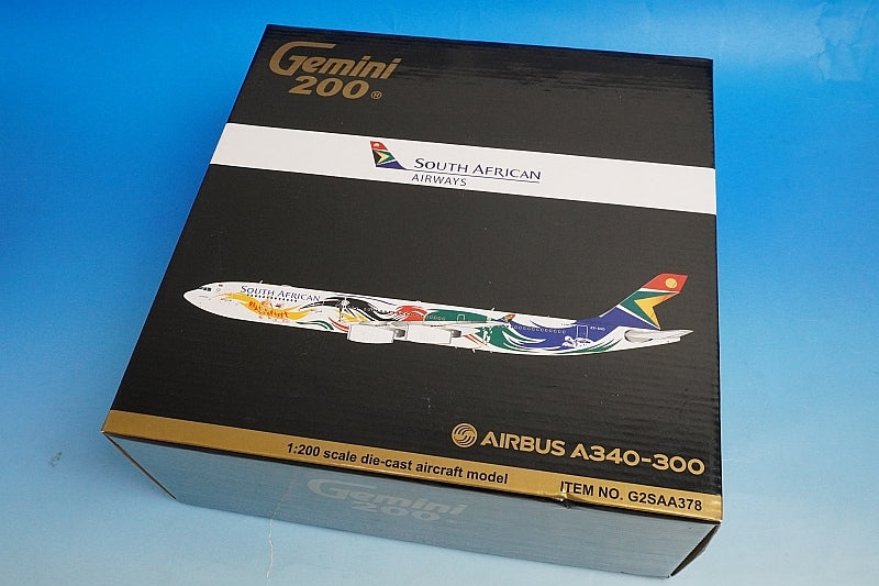 1:200 A340-300 South African London Olympics 2012 ZS-SXD G2SAA378 Gemini