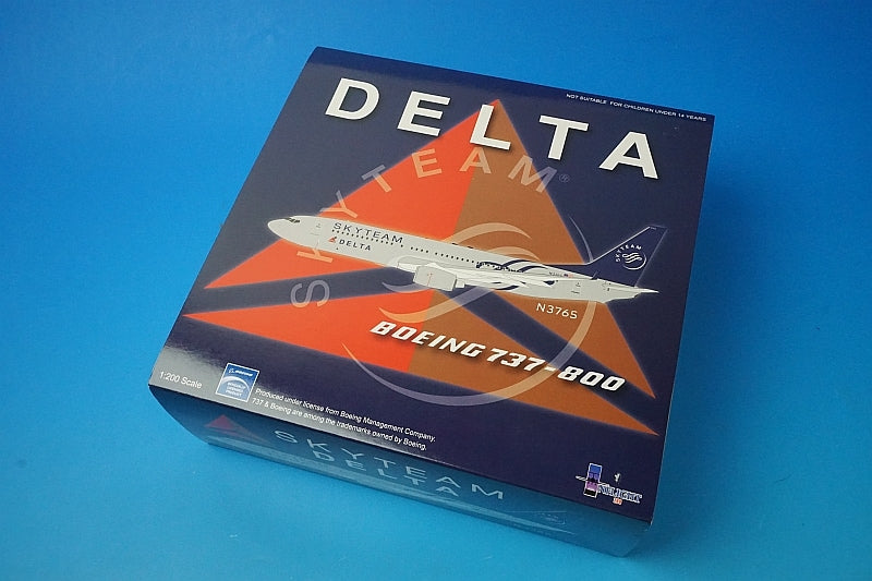 1:200 B737-800 Delta SkyTeam N3765 IF7380611 INFLIGHT airplane model
