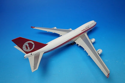 1:200 B747-400 Malaysia Retro Paint 9M-MPP IF744MAS01 INFLIGHT airplane model