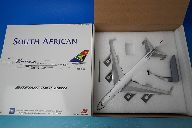 1:200 B747-200 South African ZS-SAL JF-747-2-016 JFox Models airplane model