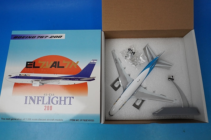 1:200 B767-200 El Al 4X-EAA IF762EY0523 INFLIGHT airplane model