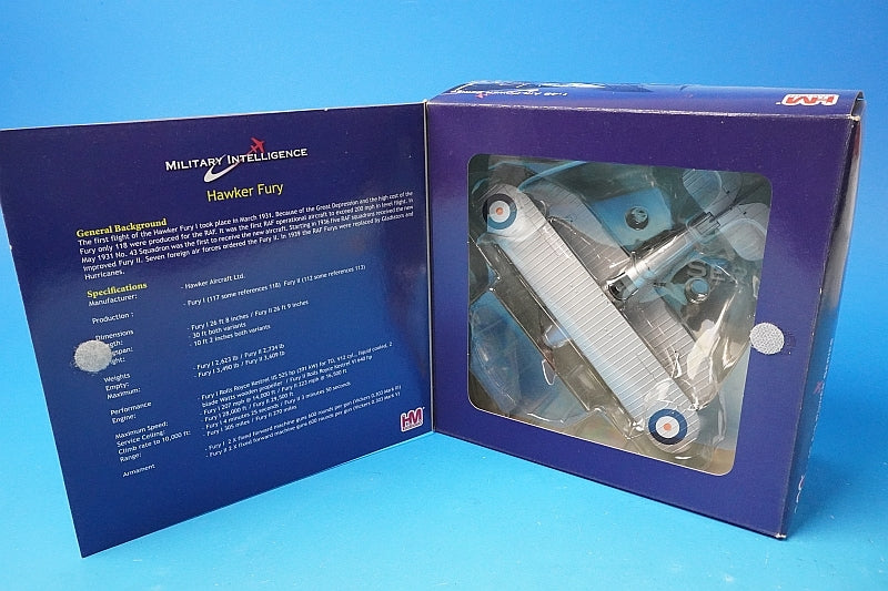 1:48 Hawker Fury MK.1 South Africa HA8002 HOBBY MASTER airplane model
