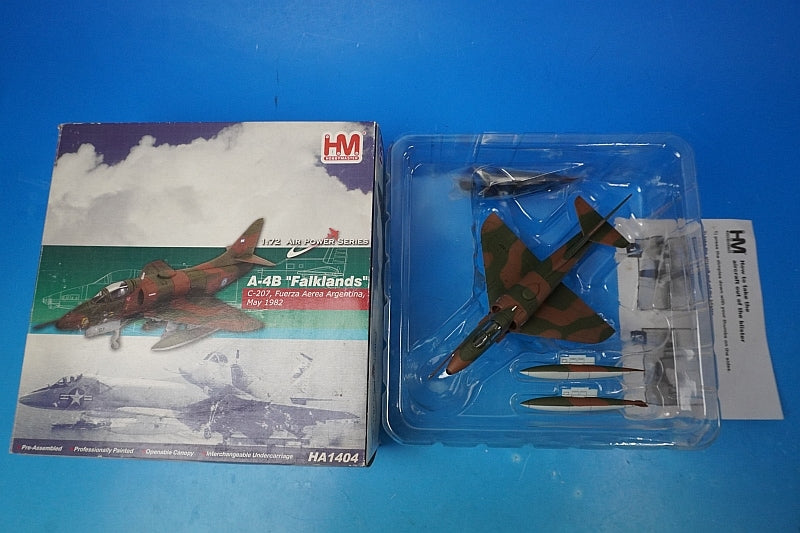1:72 A-4B Skyhawk Argentina Falklands #C-207 HA1404 Hobby Master airplane model