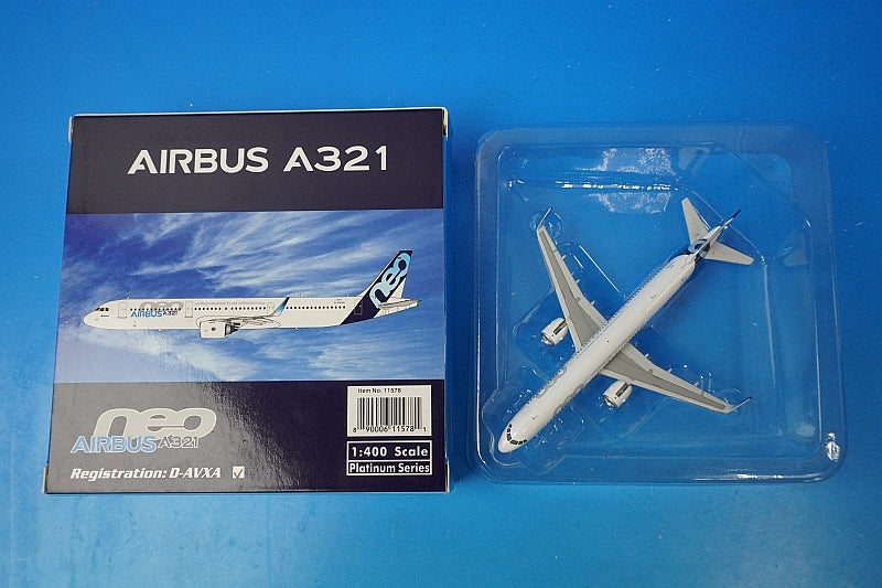 1:400 A321neo Airbus House Colors D-AVXA 11578 Phoenix airplane model