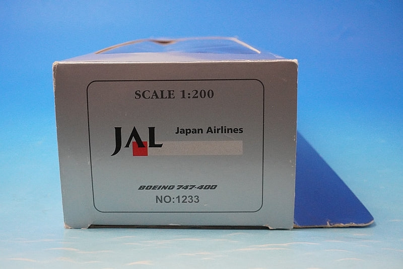 1:200 B747-400 JAL Old Tsurumaru Paint JA8078 1233 Hogan airplane model