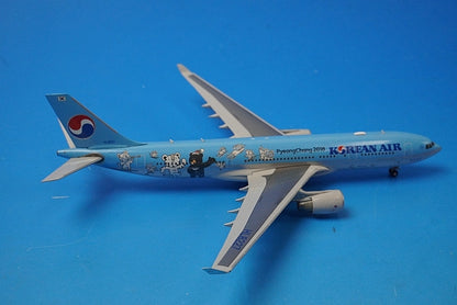1:400 A330-200 Korean Air PyeongChang Olympics 2018 HL8227 EW4332001 JC Wings airplane model