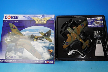 1:72 Bristol Blenheim Mk.IV RAF No. 18 Squadron Prosthetic Operations R3843 AA38409 Corgi