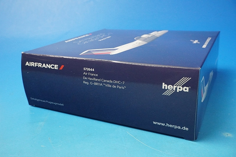 1:200 de Havilland Canada DHC-7 Air France 572644 Herpa airplane model