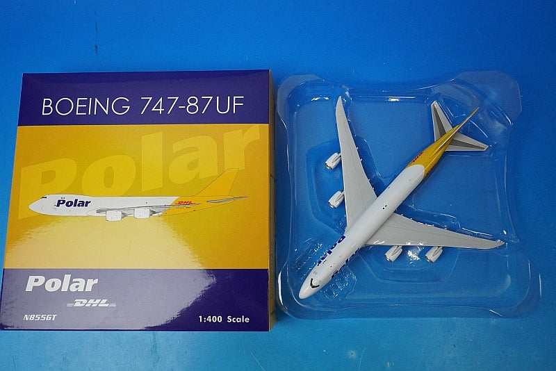1:400 B747-87UF Polar Air Cargo DHL N855GT 04464 Phoenix airplane model