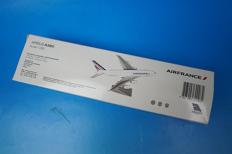 1:250 A380-800 Air France F-HPJA *Blister pack missing SOC38002P Socatec airplane model