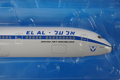 1:200 B787-9 El Al Israel Retro Color 4X-EDF 11212GR Hogan airplane model