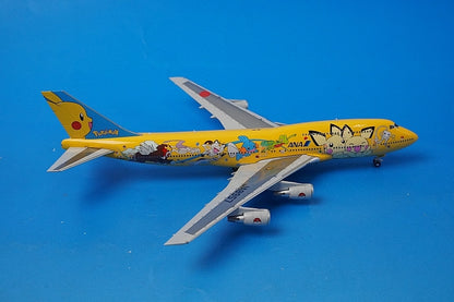 1:400 B747-400 ANA Pokemon Pikachu Jumbo JA8957 74403 Gemini airplane model