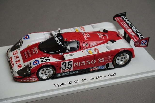 1:43 Spark S2368 Toyota 92C-V Le Mans 5th 1992 #35 model car