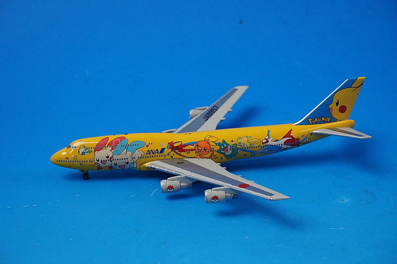 1:500 B747-400 ANA Ohana Jumbo & Pikachu Jumbo JA8956 JA8957 NHS52001 ANA airplane model