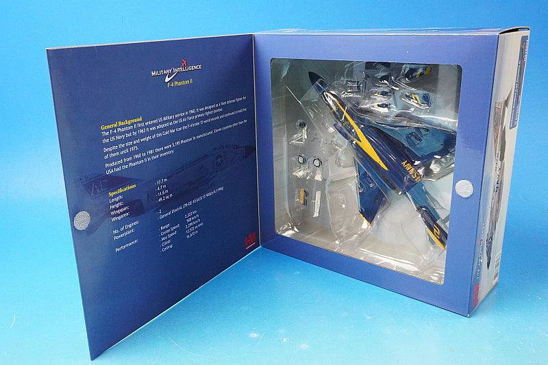 1:72 F-4J Phantom II US Navy Display Team Blue Angels No. 2 #153078 HA19044 Hobby Master airplane model