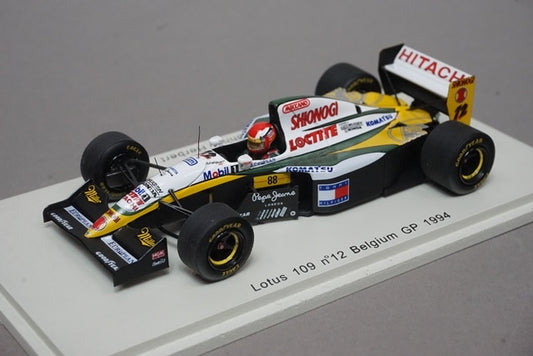 1:43 SPARK S1670 Lotus 109 Belgian GP 1994 #12 J.Herbert
