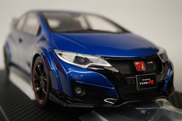 19C03-03 onemodel 1:18 Honda Civic FK2 Brilliant Sport Blue Metallic